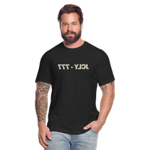 Load image into Gallery viewer, Jesus Christ Loves You Unisex Jersey T-Shirt by Bella + Canvas - black
