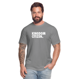 Kingdom Citizen Cool Grey Unisex Jersey T-Shirt by Bella + Canvas - slate