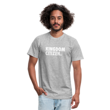 Load image into Gallery viewer, Kingdom Citizen Cool Grey Unisex Jersey T-Shirt by Bella + Canvas - heather gray
