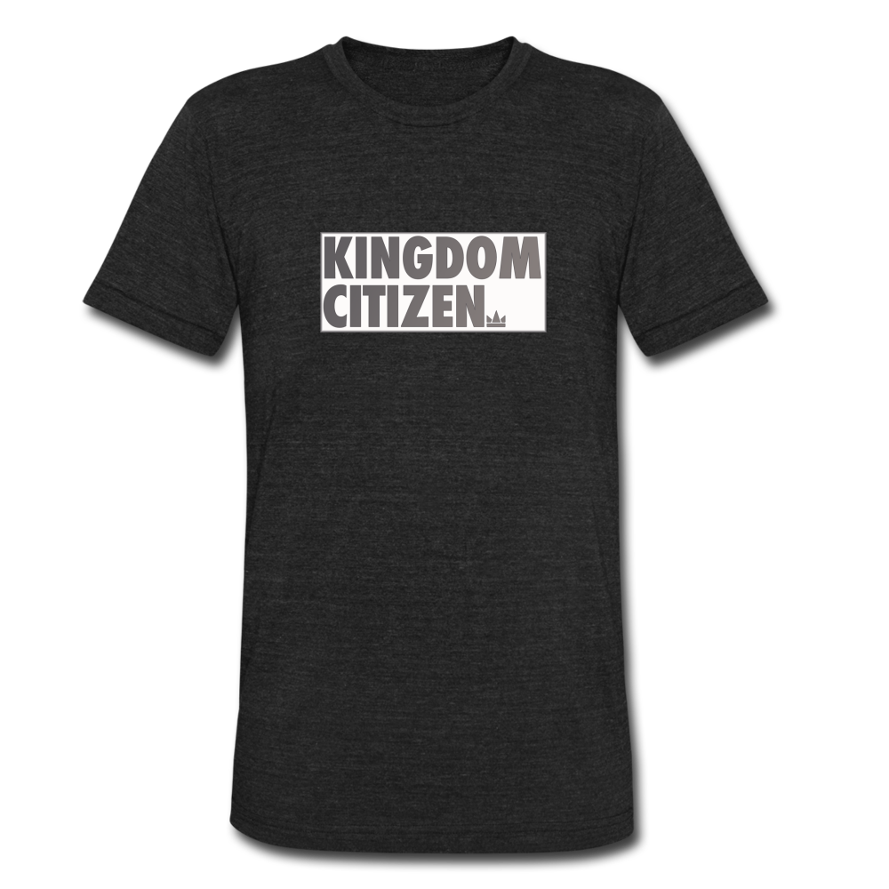 Kingdom Citizen Unisex Tri-Blend T-Shirt - heather black