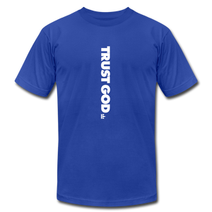 Trust God - royal blue