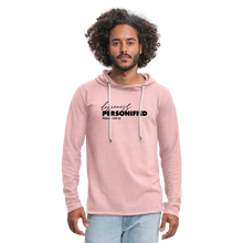 Load image into Gallery viewer, Unisex Lightweight Terry Hoodie - cream heather pink
