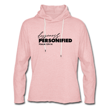 Load image into Gallery viewer, Unisex Lightweight Terry Hoodie - cream heather pink
