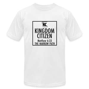 Kingdom Citizen  T-Shirt by Bella + Canvas - white