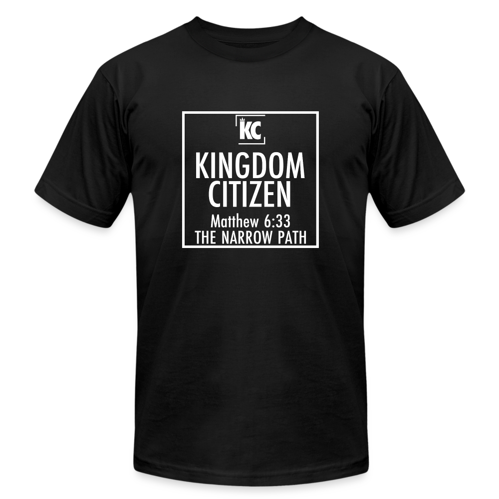 Kingdom Citizen T-Shirt by Bella + Canvas - black