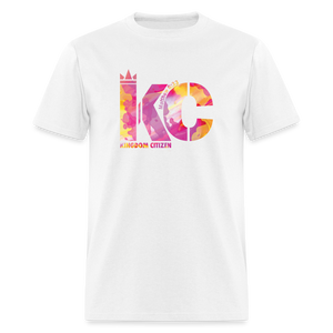 Kingdom Citizen Pink & Yellow - white