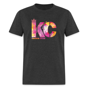 Kingdom Citizen Pink & Yellow - heather black