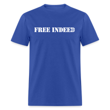 Load image into Gallery viewer, FREE INDEED - royal blue
