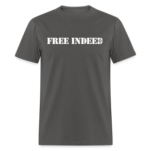 FREE INDEED - charcoal